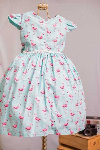 Vestido Infantil Flamingo