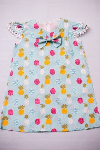 Vestido Infantil Abacaxi