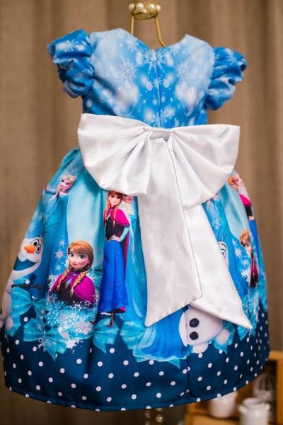 Vestido Aniversrio Frozen