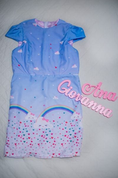 Vestido Tubinho Chuva de Amor