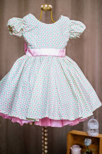 Vestido Infantil Coraes