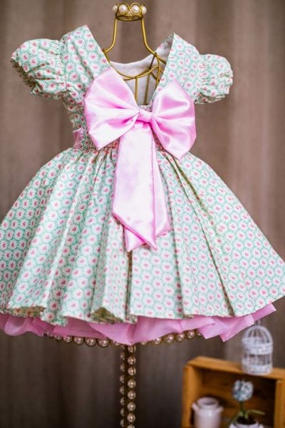 Vestido Infantil Coraes