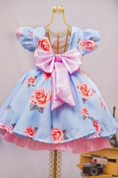 Vestido Infantil de Festa