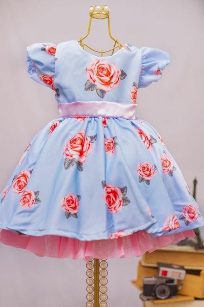 Vestido Infantil de Festa