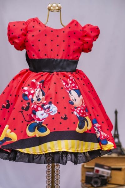 Vestido da Minnie Vermelha