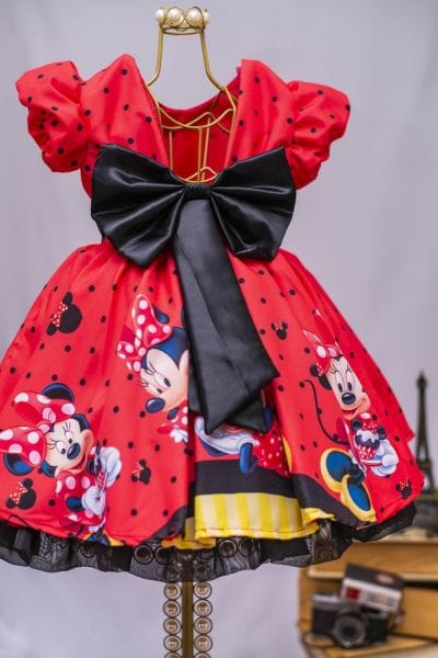 Vestido da Minnie Vermelha