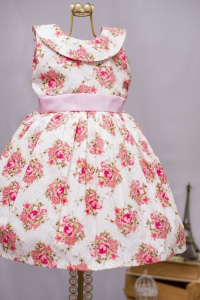 Vestido Infantil Floral Jardim