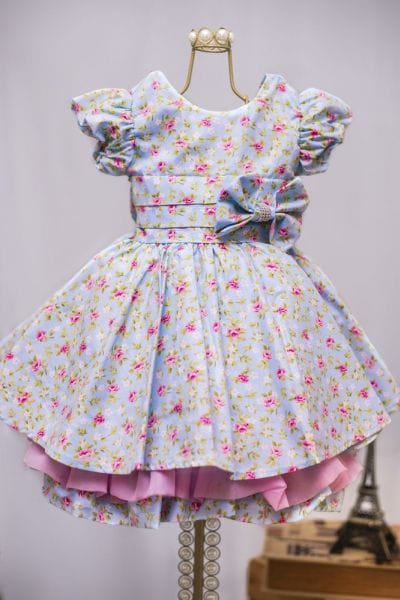 Vestido de Tricoline Infantil