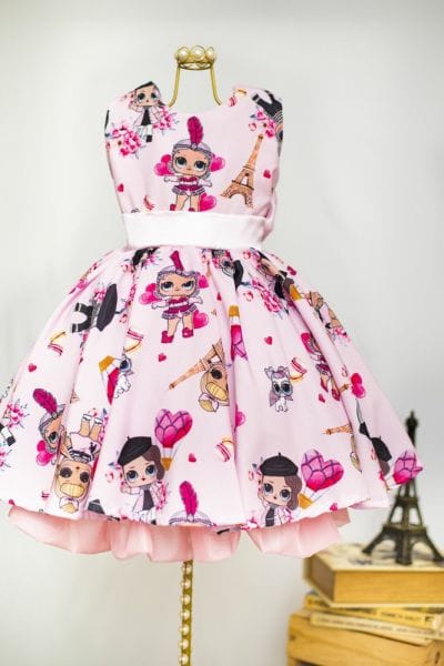 Vestido Infantil Minis Bonecas Lol Surprise