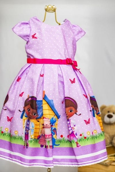 Vestido Infantil Doutora Brinquedos