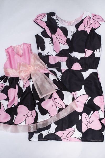 Vestidos Mae e filha da Minnie Rosa