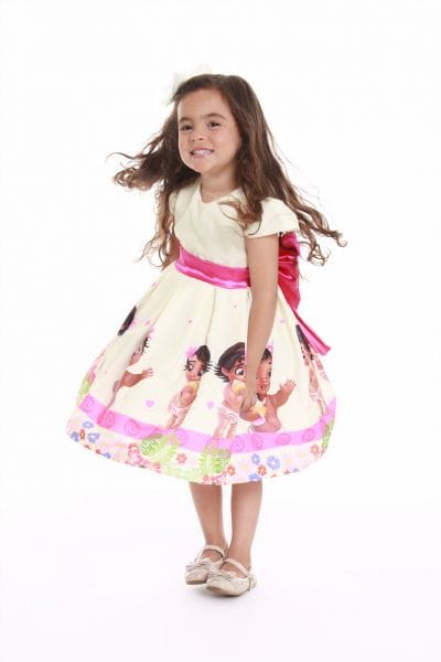 Vestido Infantil de Festa da Moana Baby