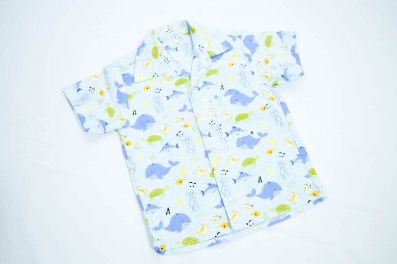 Conjunto Social Infantil Fundo do Mar - 4 peas