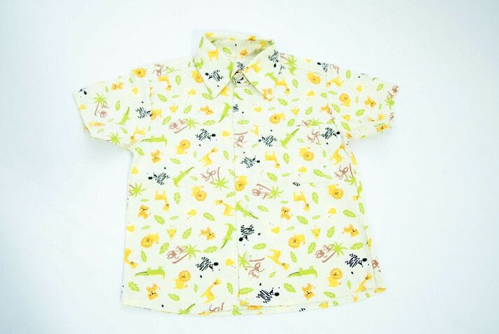 Camisa Social Infantil Safari