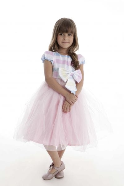 Vestido Infantil de Festa Candy Color