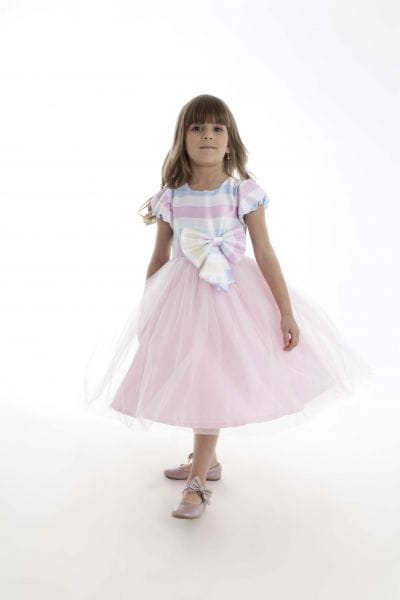 Vestido Infantil de Festa Candy Color