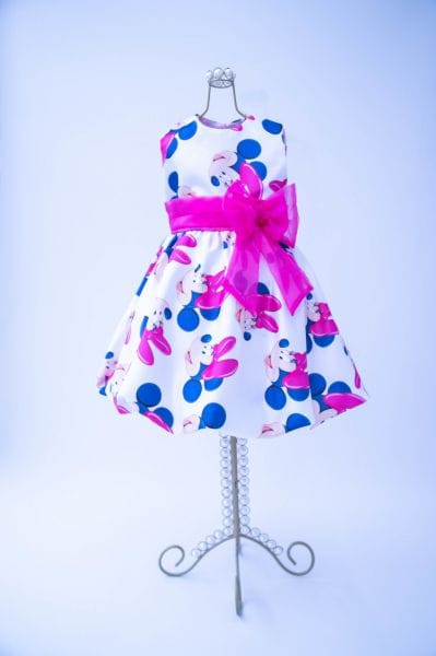 Vestido de Aniversrio da Minnie Rosa