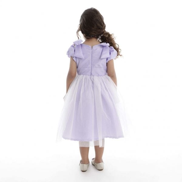 Vestido de Festa Infantil Lilas