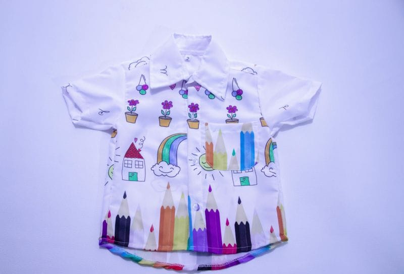 Camisa Aquarela Infantil