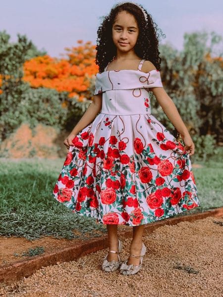 Vestido Infantil Para Casamento Durante o Dia