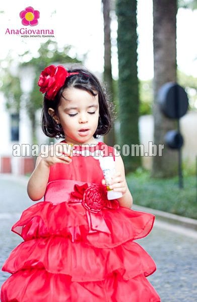 Vestido para Festa Infantil Chapeuzinho Vermelho