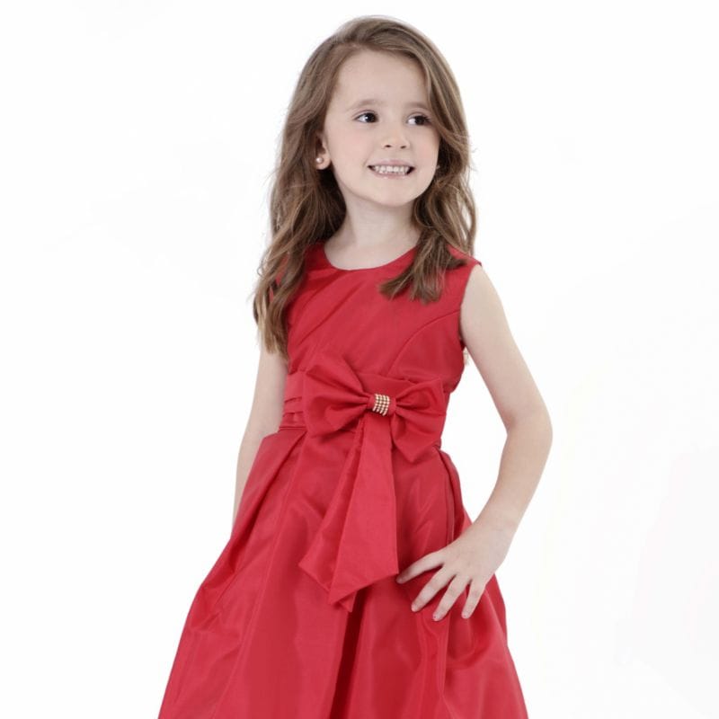 Vestido Infantil Vermelho