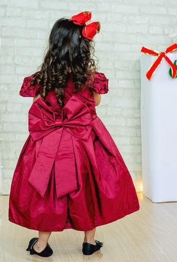 Vestido Marsala Infantil