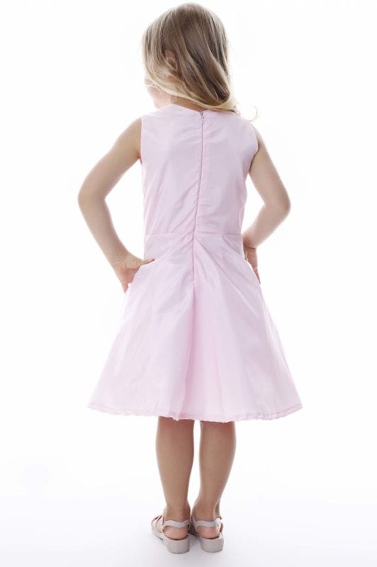 Vestido de Festa Infantil Rosa Bebe