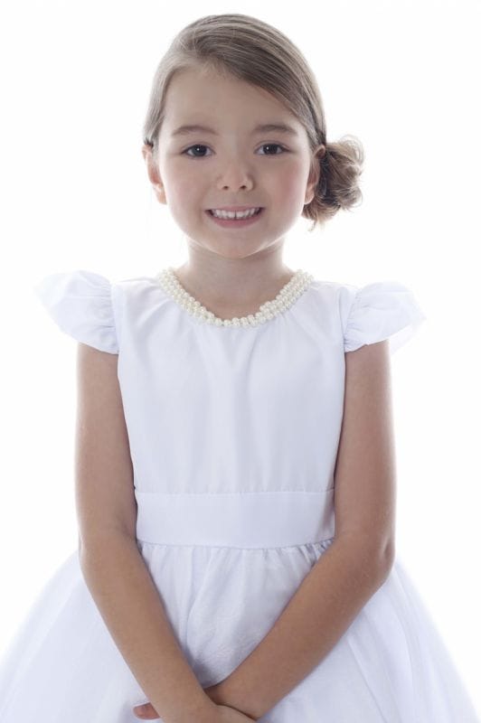 Vestido de Noivinha Infantil Para Casamento