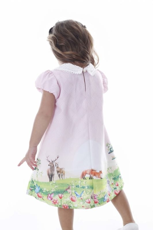 Vestido Infantil Tema Bosque