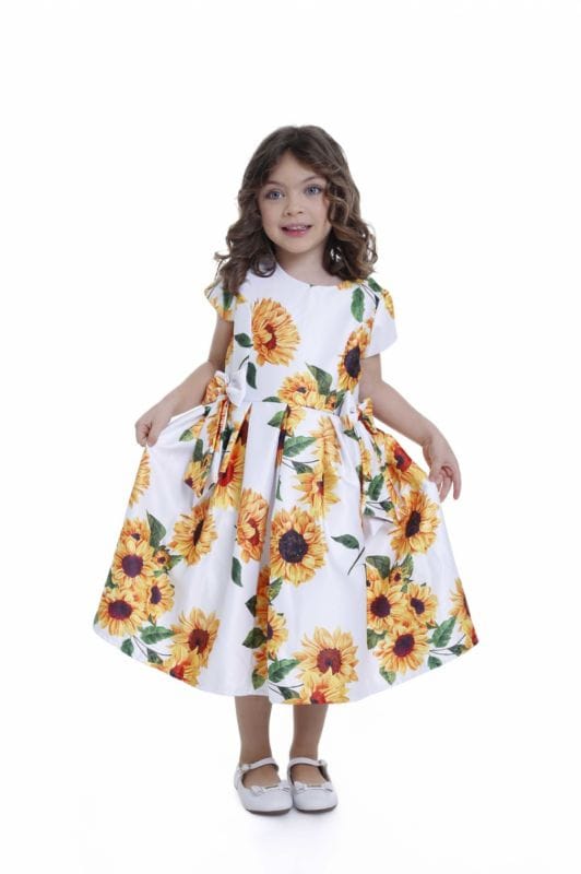 Vestido Girassol Infantil