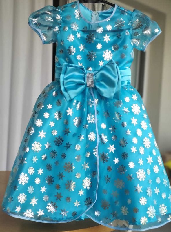 Vestido Frozen Luxo