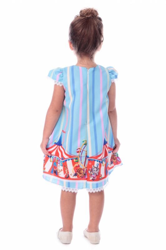 Vestido Infantil Circo Trapezio