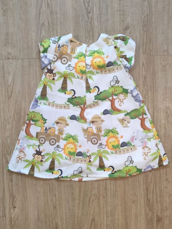 Vestido Infantil Tema Safari