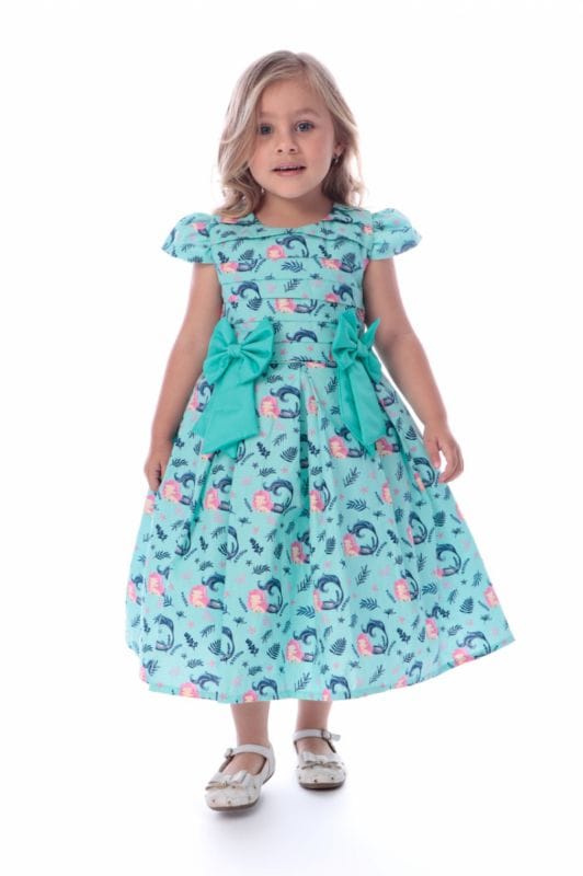 Vestido Sereia Infantil