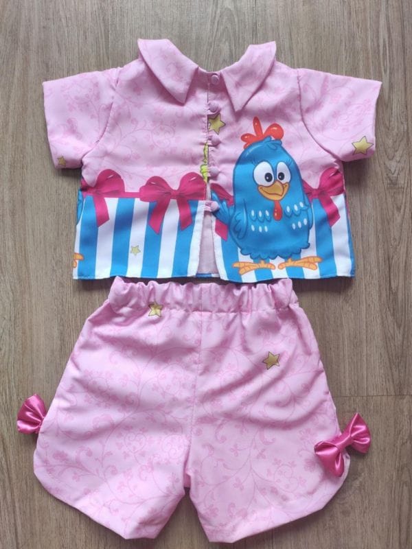 Conjunto Infantil Galinha Pintadinha