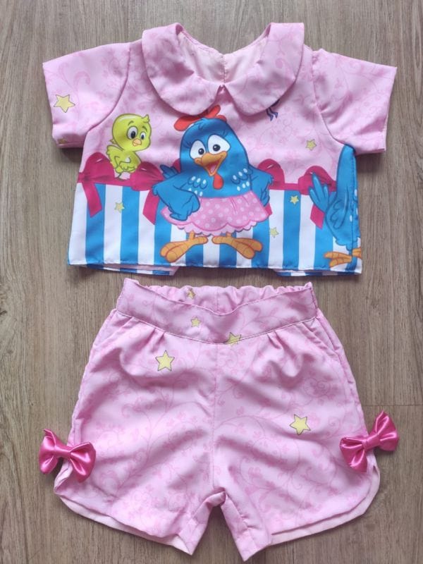 Conjunto Infantil Galinha Pintadinha