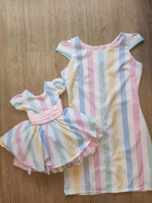 Vestido Tal Me Tal Filha Arco Iris