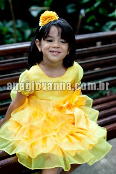 Vestido Princesa Bela