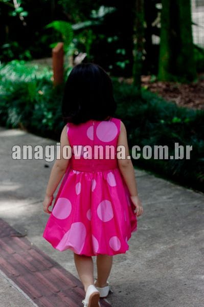 Vestido para Festa Infantil Uniqua Balon Baby