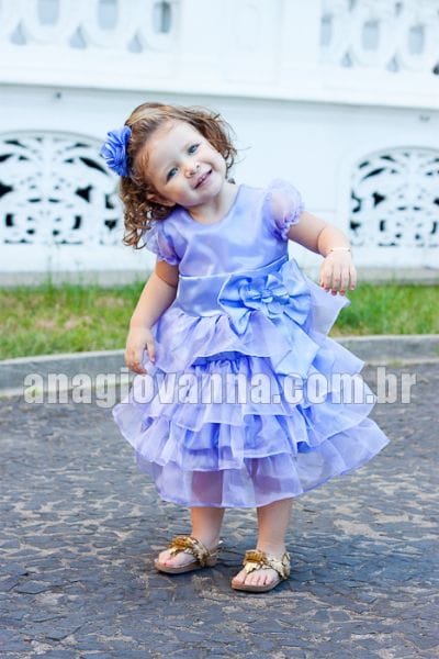 Vestido Princesa Sofia para festa infantil