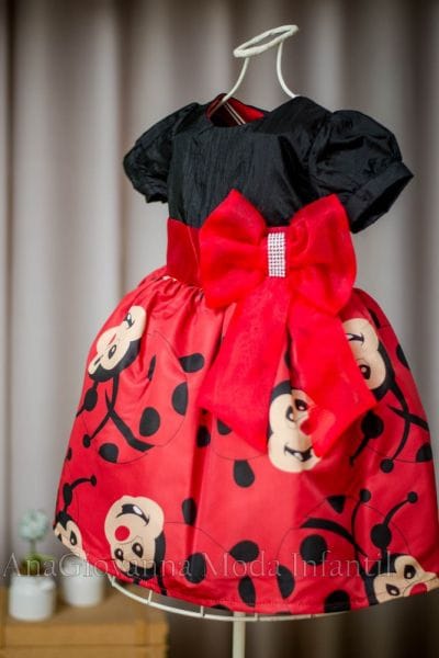 Vestido de Festa Infantil Joaninha