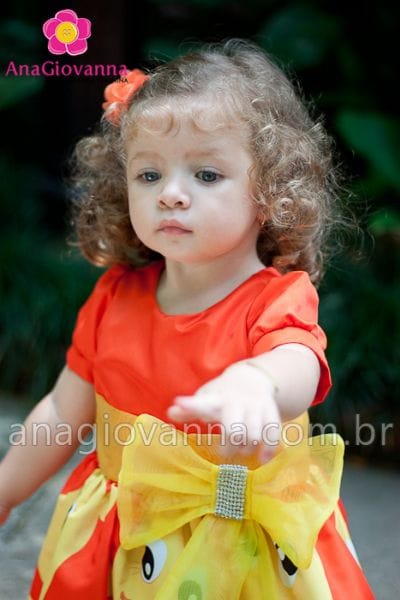 Vestido para Festa Infantil Backyardigans Tasha