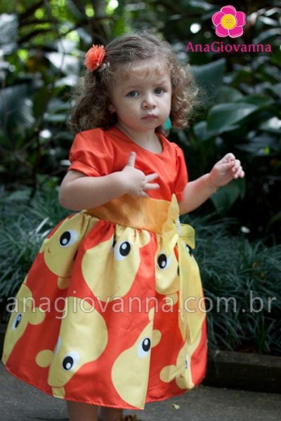 Vestido para Festa Infantil Backyardigans Tasha