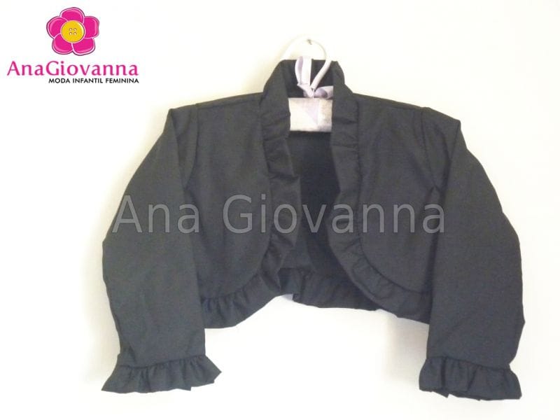 Bolero Infantil Preto