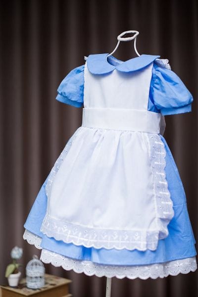 Vestido Infantil Alice no Pas das Maravilhas