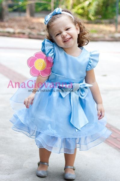 Vestido Infantil Alice no Pas das Maravilhas Luxo