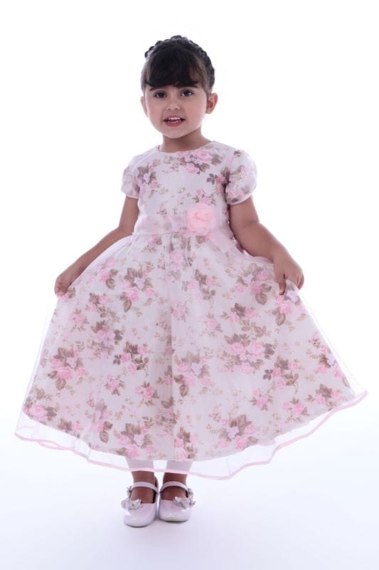 Vestido Infantil Florista