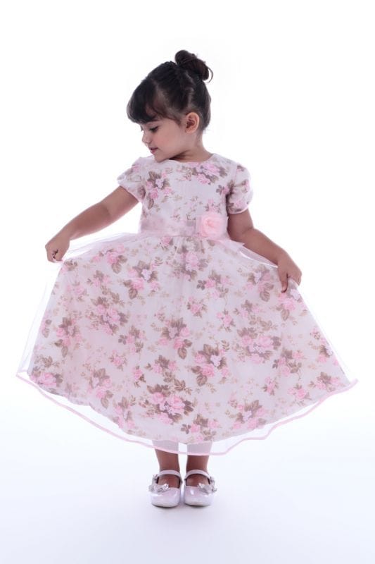 Vestido Infantil Florista