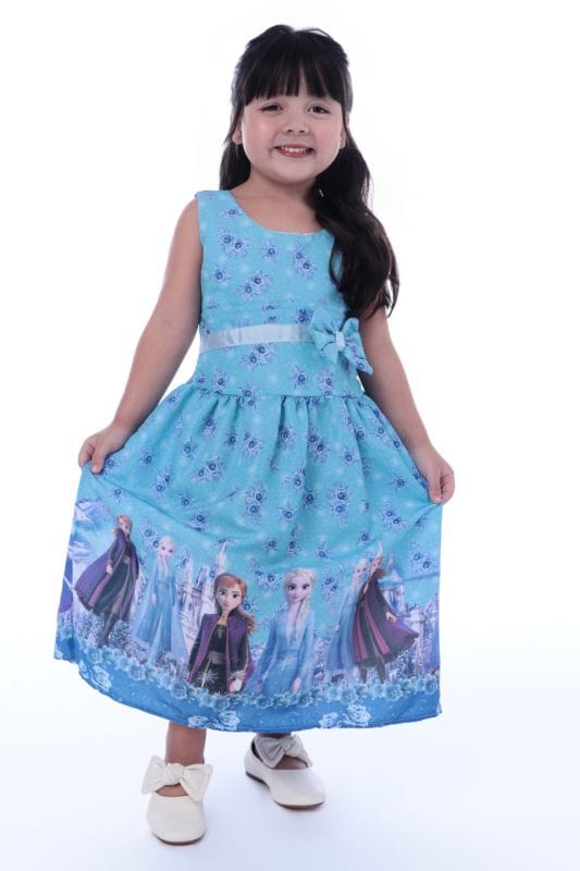 Vestido da Frozen Simples